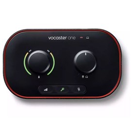 Interface de Áudio Vocaster One para Podcast e Gravação
