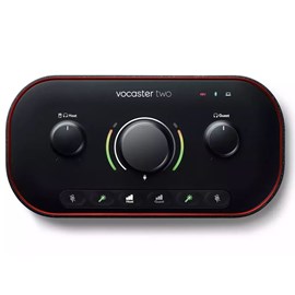 Interface de Áudio Vocaster Two para Podcast e Gravação