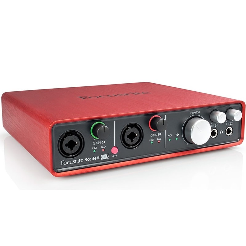 DJ機材 Focusrite Scarlett 6i6 2nd Gen Interface de Áudio Focusrite Scarlett 6I6