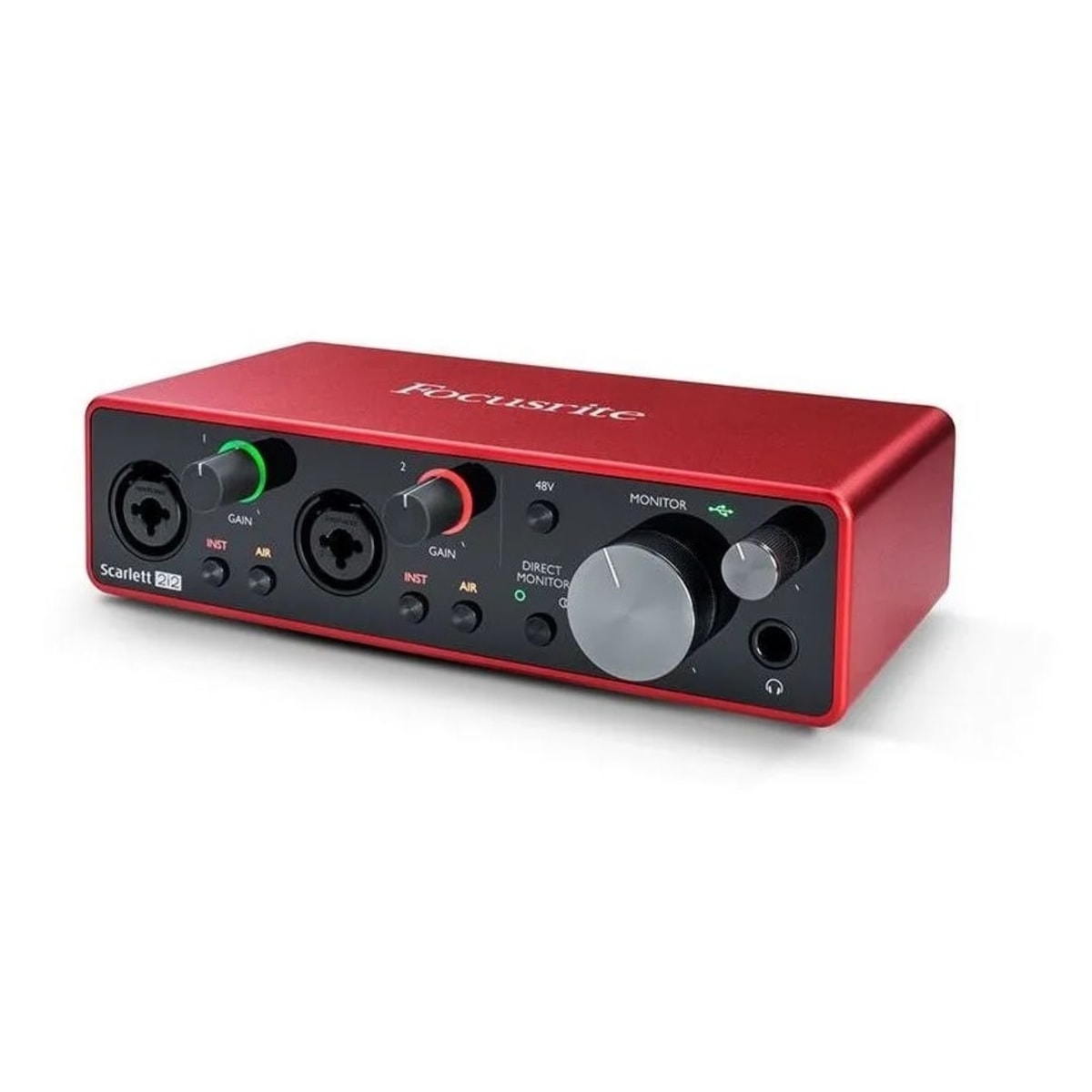 Kit de Interface Focusrite Scarlett 2I2 Studio 3ª Geração