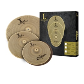 KIT DE PRATOS LOW VOLUME LV348 - 13HH, 14CRASH, 18CRASHRIDE Zildjian KIT DE PRATOS LOW VOLUME LV348 - 13HH, 14CRASH, 18CRASHRIDE Zildjian