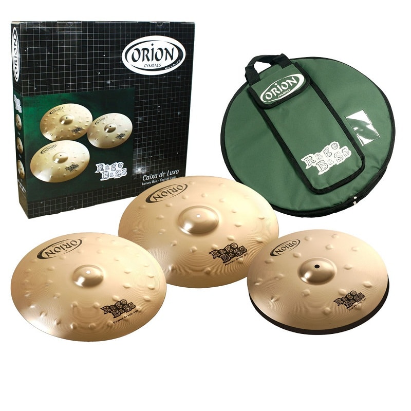 Kit de Pratos Orion Rage Bass Full com Capa
