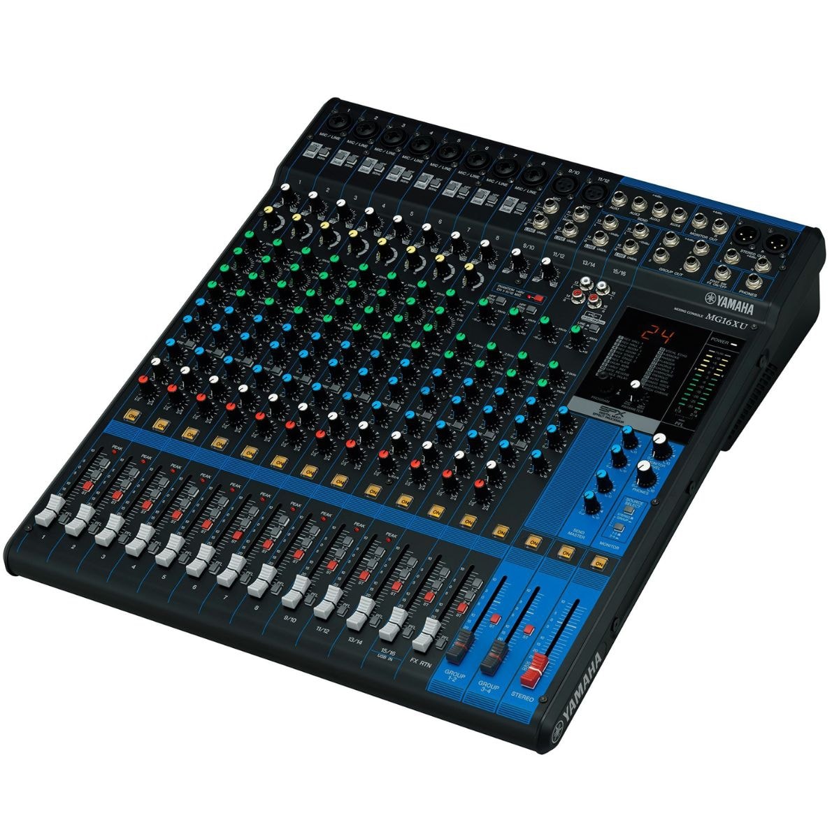 Mesa de som Yamaha Mixer AG06 MKII com Interface USB - Preta
