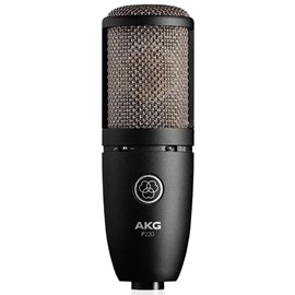 Microfone AKG Condensador P220 para Gravação Produção Podcast