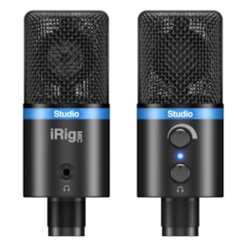 Microfone Condensador Cardióide Usb iRig Mic Studio IK Multimedia Microfone Condensador Cardióide Usb iRig Mic Studio IK Multimedia