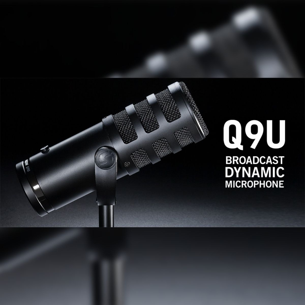 Microfone Samson Q9U para Podcast Transmissão XLR/USB Dinâmico