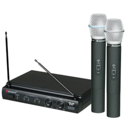 Microfone Sem Fio Karsect Duplo 2 Antenas Uhf Kru-302 Karsect Microfone Sem Fio Karsect Duplo 2 Antenas Uhf Kru-302 Karsect
