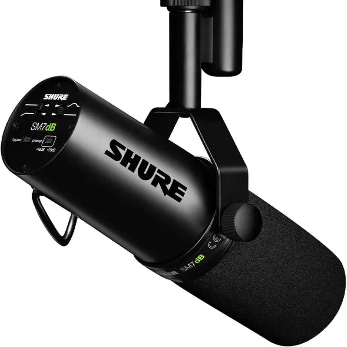 Microfone Shure Dinâmico Vocal Pré-amplificador SM7-DB