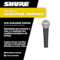 Microfone Shure SM58 LC Dinâmico Cardióide