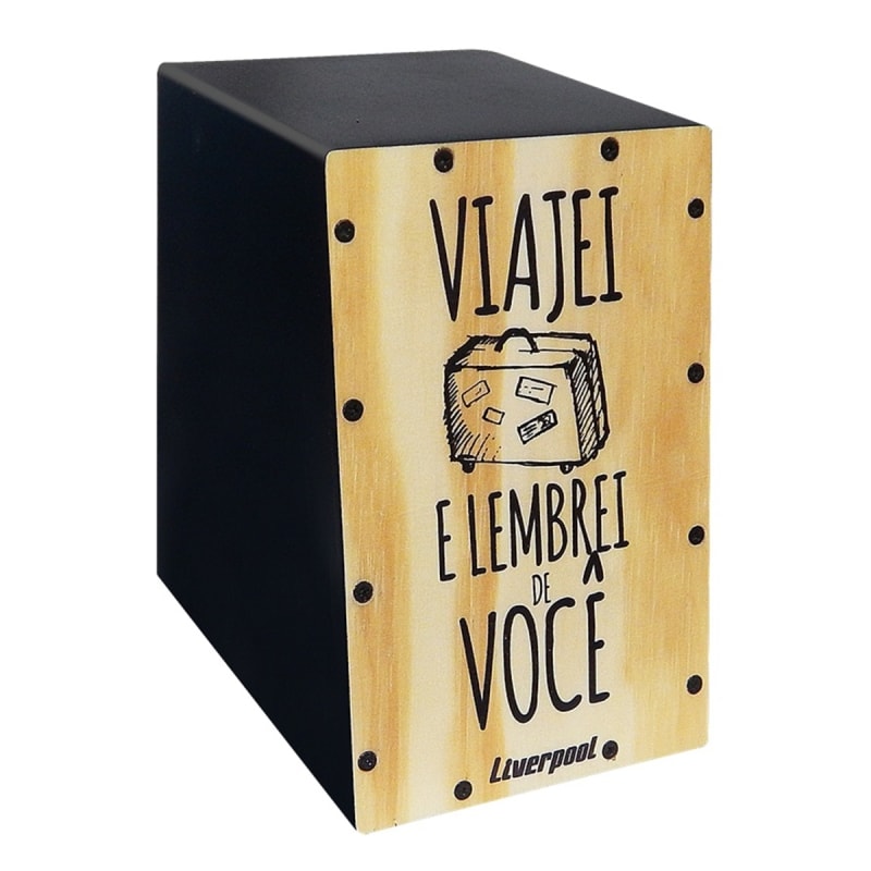 Mini Cajon Inclinado Viajei CAJ VIA Made in Brazil