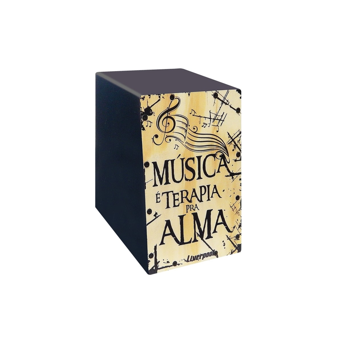 Mini Cajon MUSICA CAJ MUS Made in Brazil