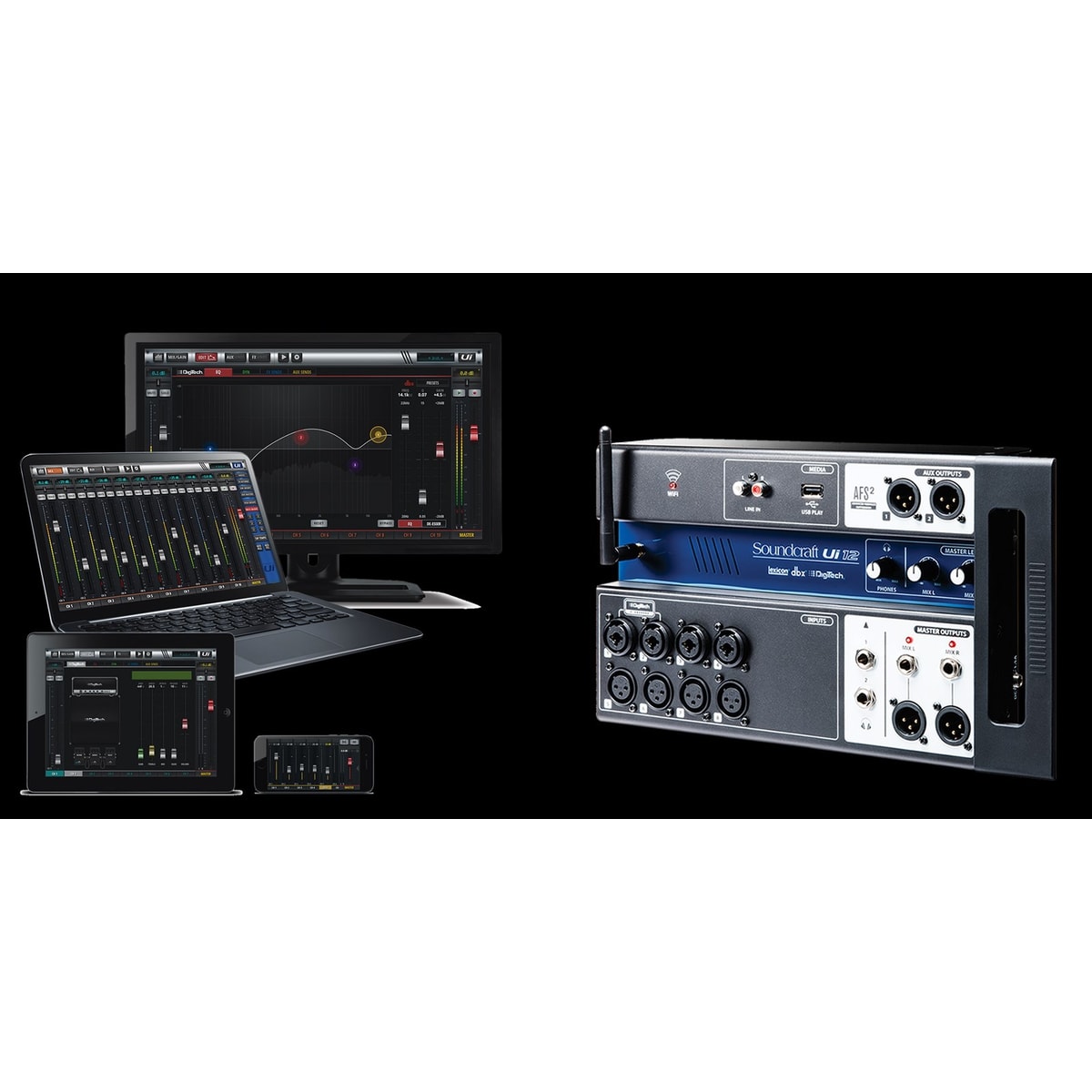 Mixer Soundcraft Digital Ui12