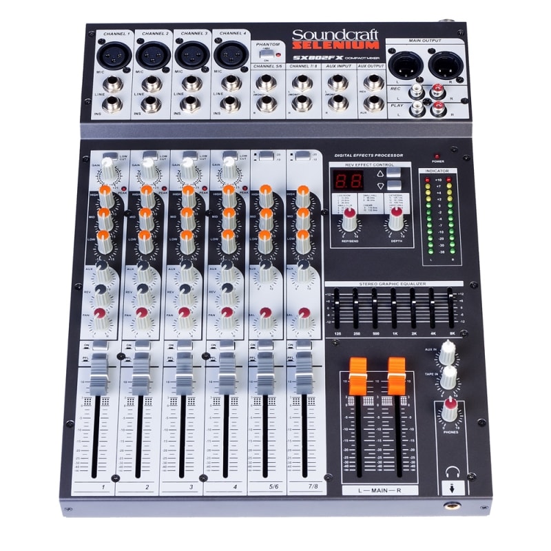 Mixer Sx802 Fx Soundcraft Made in Brazil