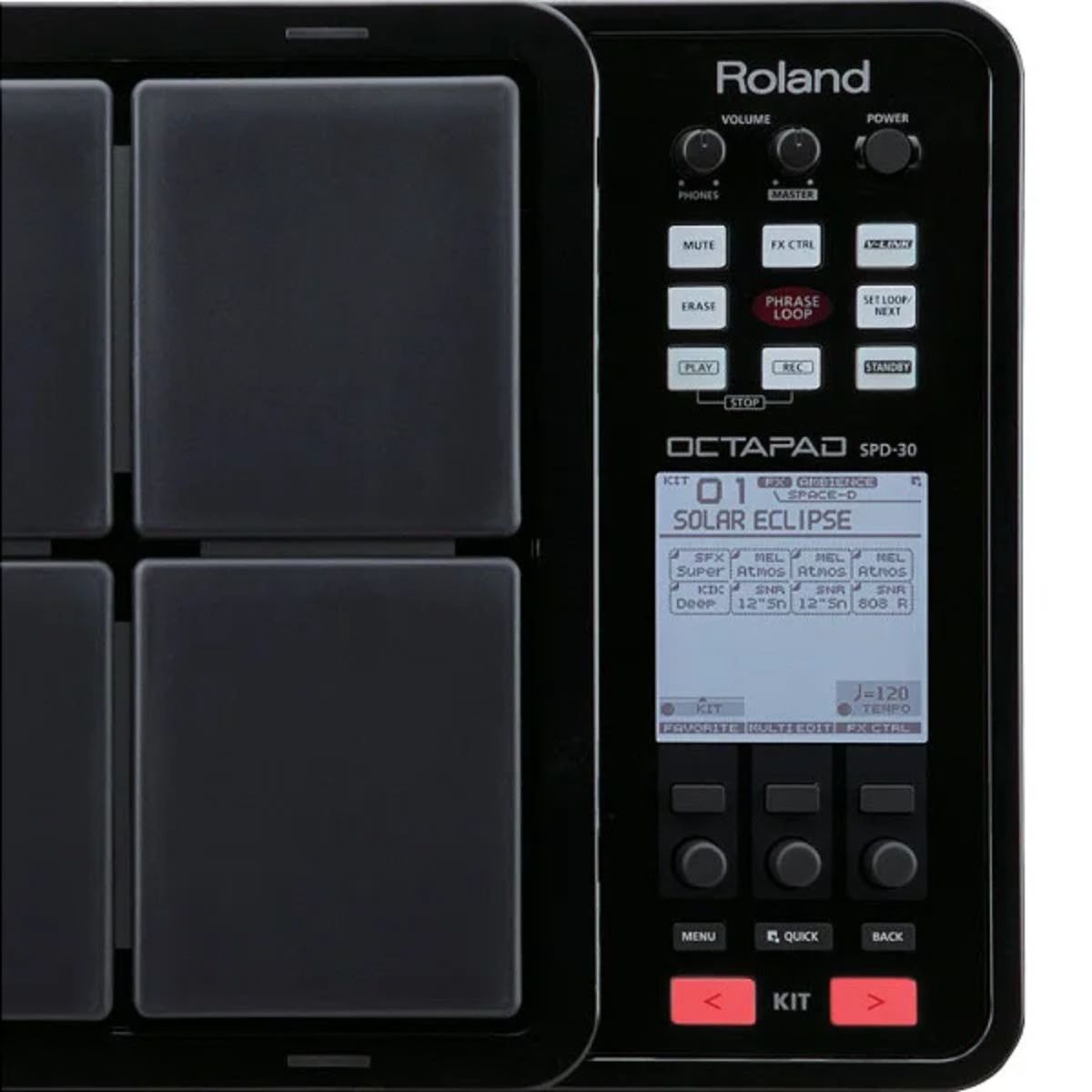 Módulo de Percussão Digital Roland SPD-30 com Sampler - Preto