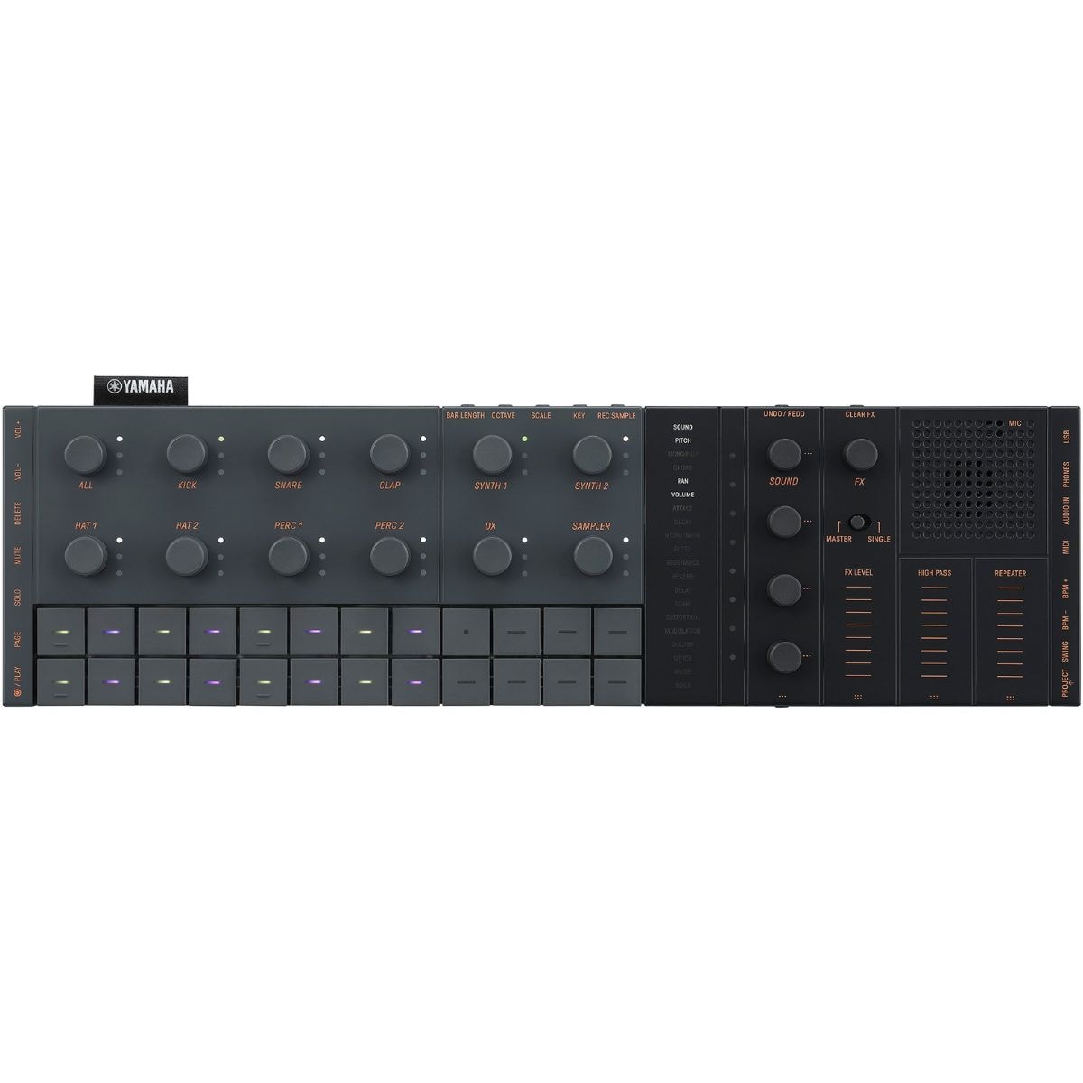 Módulo de Produção Yamaha SEQTRAK - Black