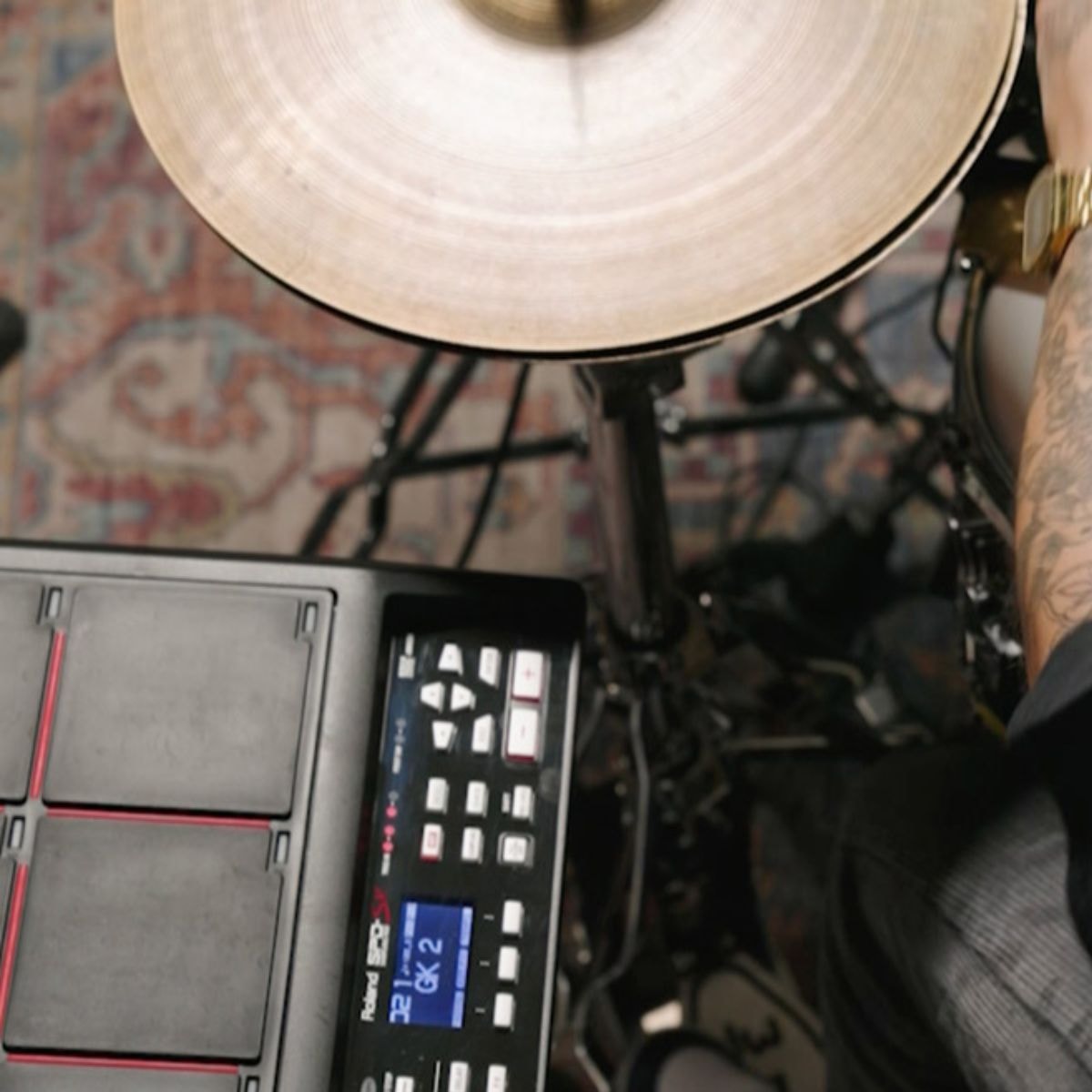 Módulo para Percussão Digital Roland com Sampler SPD -SX