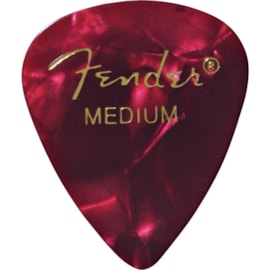 Pack C/ 12 Palhetas Red Moto (Medium) Fender Pack C/ 12 Palhetas Red Moto (Medium) Fender