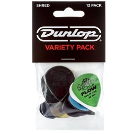 Palheta Shred Variety Pack PVP118 Com 12 Unidades Dunlop