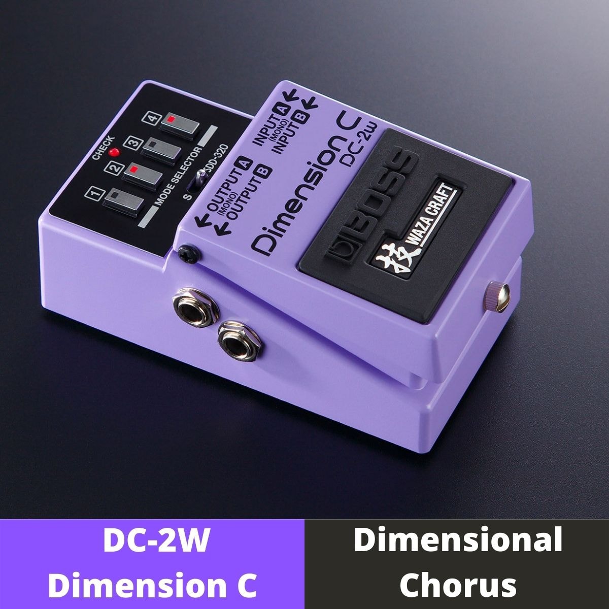 Pedal Boss Chorus DC-2W Dimension C Waza Craft Made In Japan