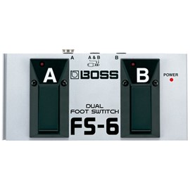Pedal Boss Controlador Dual Footswitch FS 6