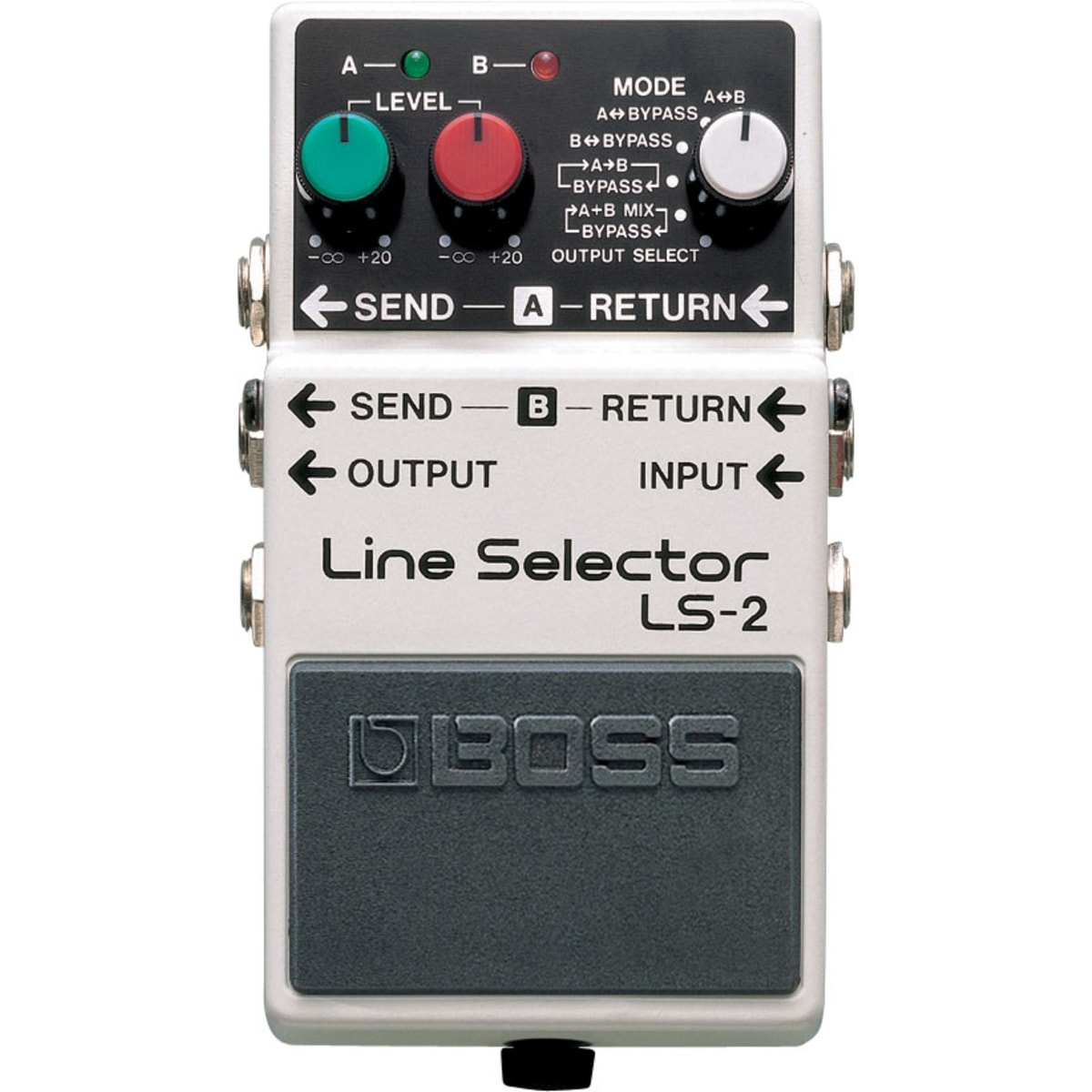 ギター Boss line selector Pedal Boss Line Selector LS-2 A/B Box Loop de Efeitos