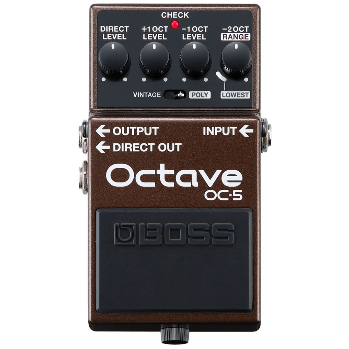 Pedal Boss Octave OC-5 Oitavador Polifônico