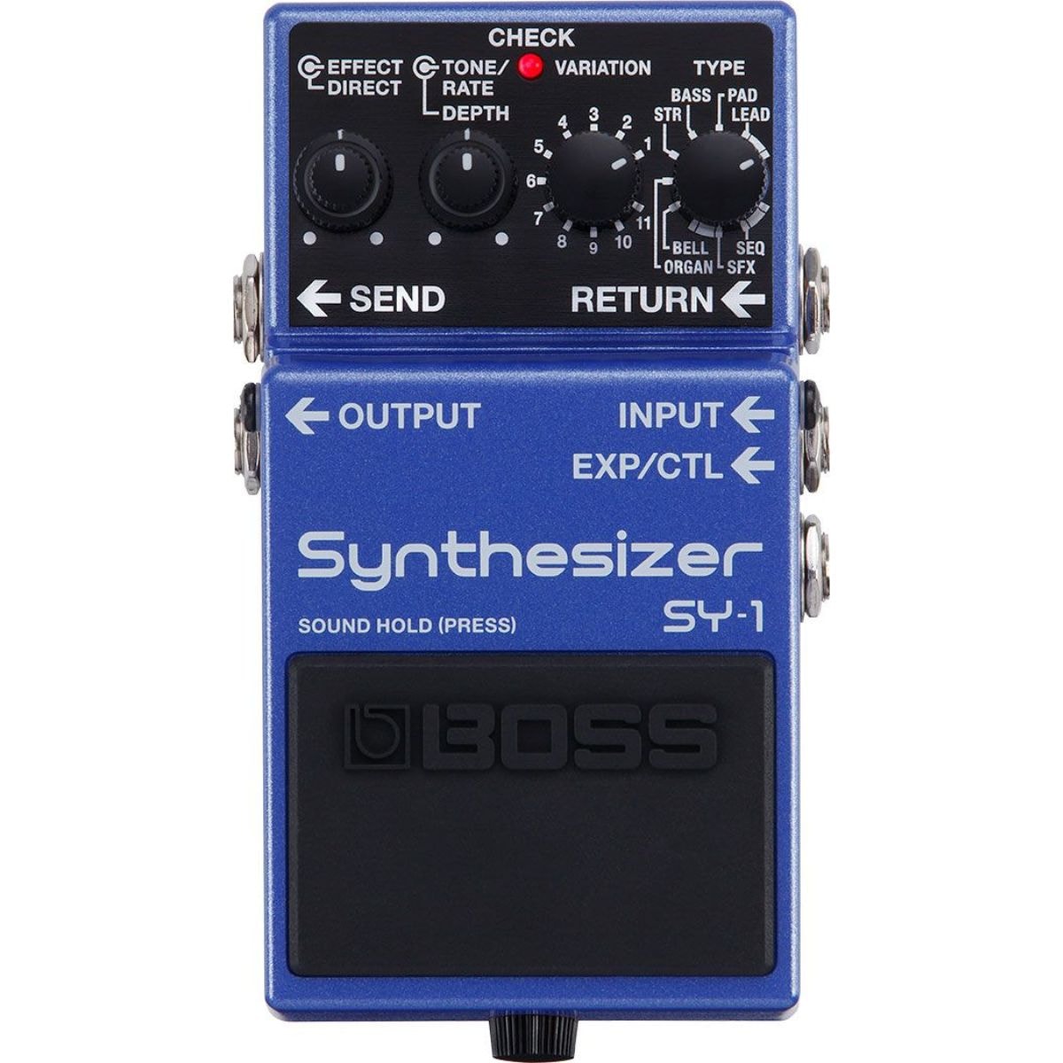 Pedal BOSS SY-1 Synthesizer Guitarra e Contrabaixo