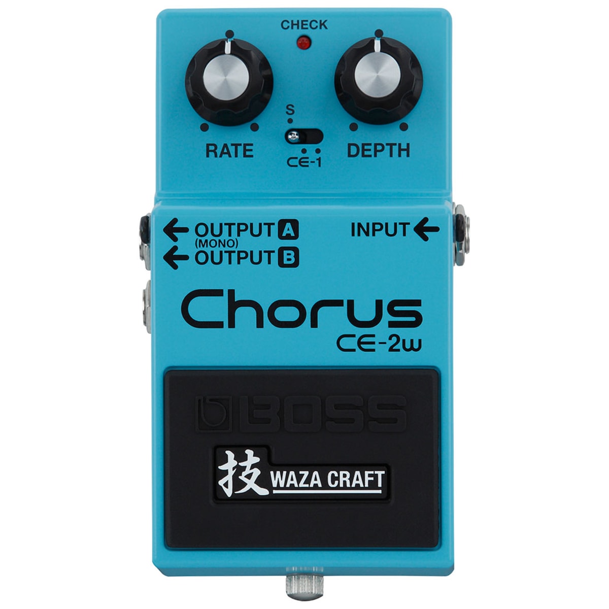 Pedal de Chorus Boss CE - 2W Waza Craft Edição Especial