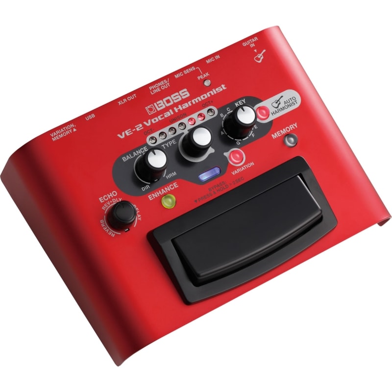 Pedal de Efeito para Voz Boss VE 1 Vocal Echo
