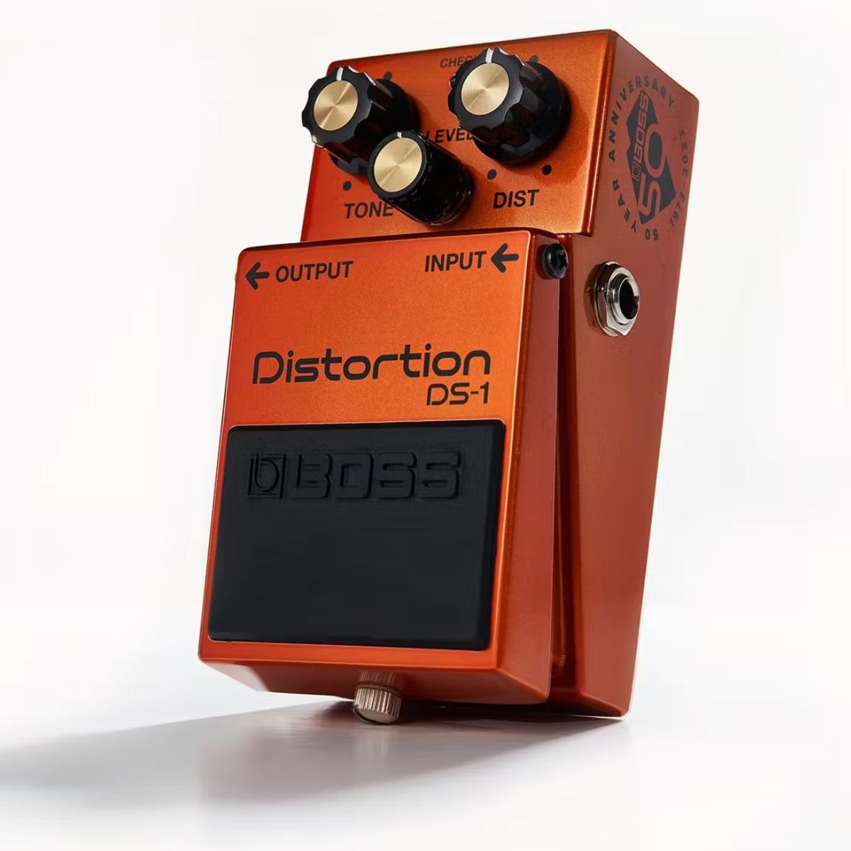 Pedal de Guitarra Distortion Boss DS-1-B50A Edição Especial 50 Anos