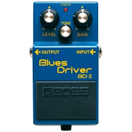 Pedal de Overdrive Distorção para Guitarra BD-2 Blues Driver Boss