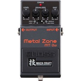 Pedal para Guitarra Metal Zone MT 2 Waza Craft MT 2W Boss