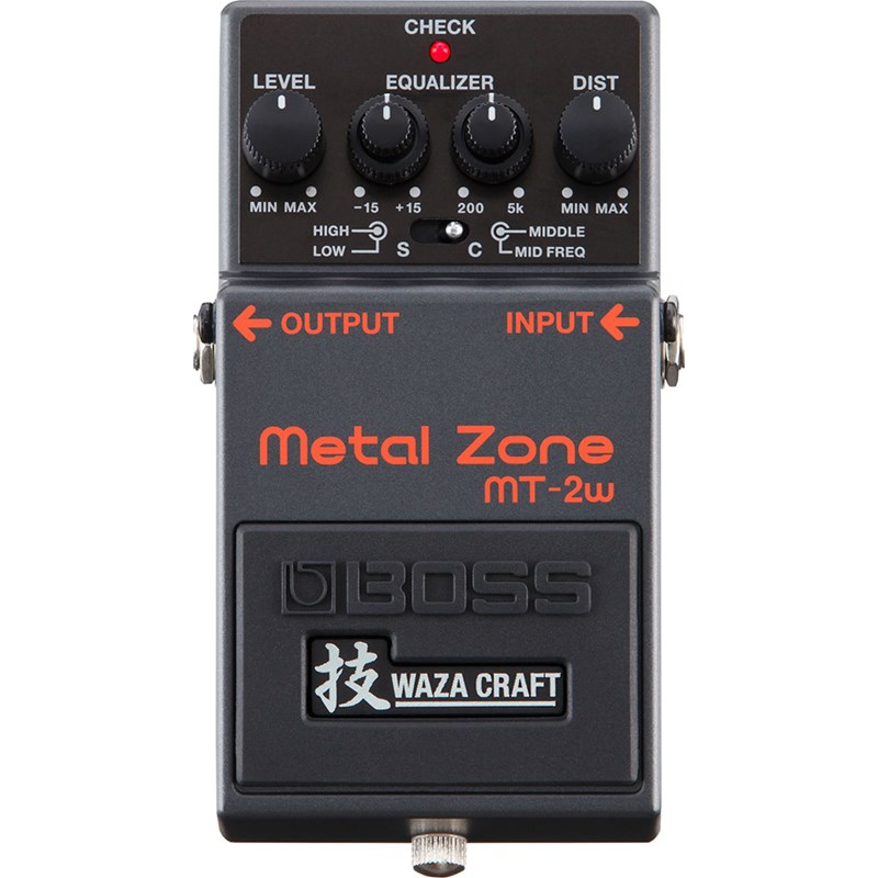 Pedal para Guitarra Metal Zone MT 2 Waza Craft MT 2W Boss