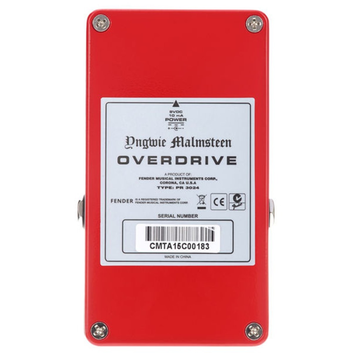 Pedal Yjm Overdrive - Yngwie Malmsteen