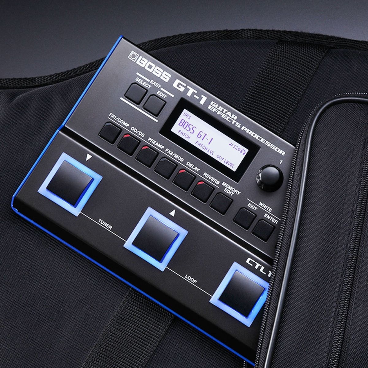 Pedaleira Boss GT-1 Processador Multi Efeito para Guitarra