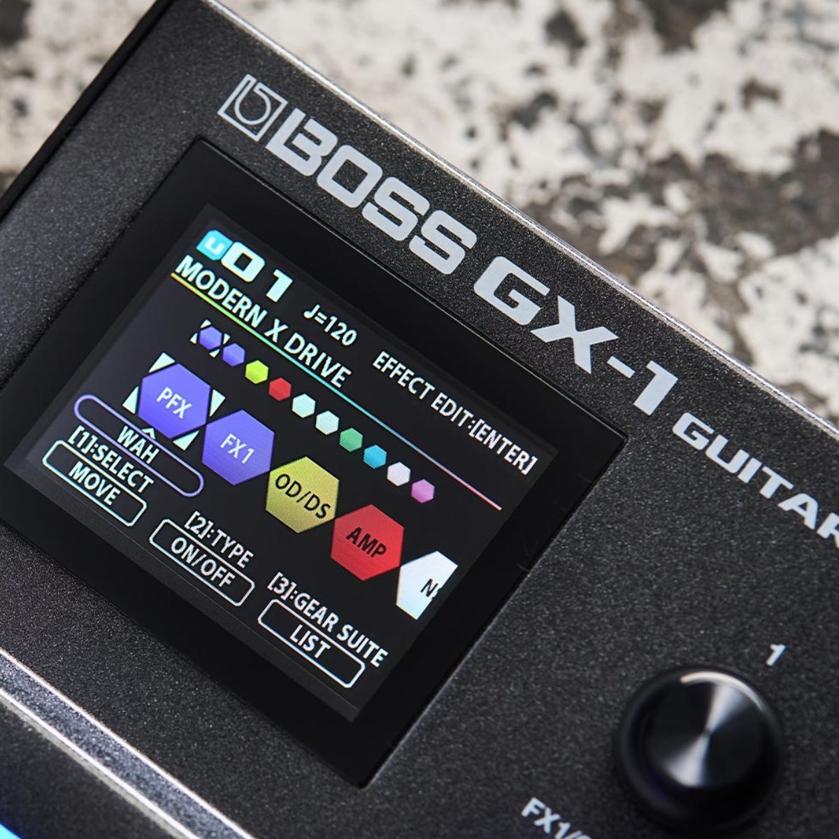 Pedaleira Multi Efeito para Guitarra BOSS GX-1