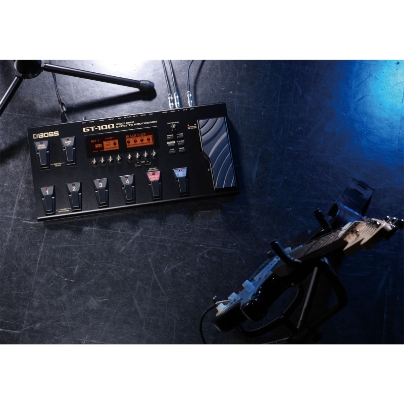 Pedaleira para Guitarra Boss GT-100 Multi Efeito