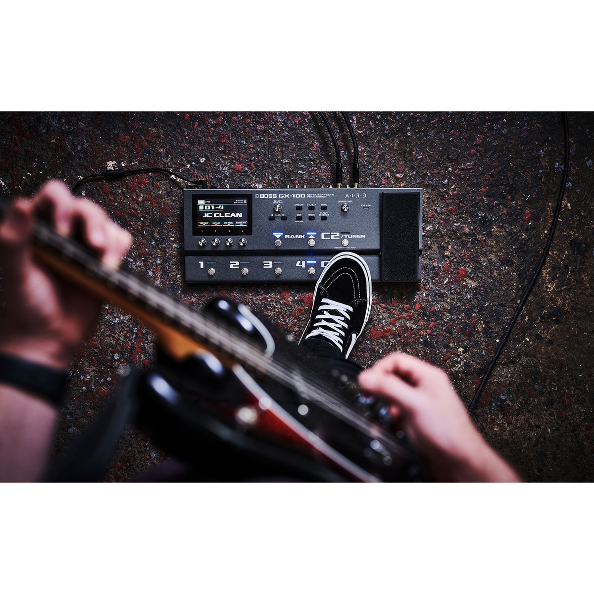 Pedaleira para Guitarra Boss GX-100 Multi Efeito