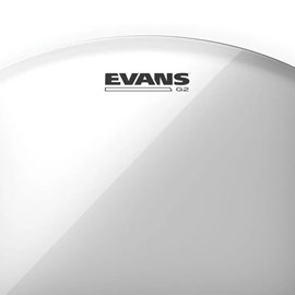 Pele Batedeira Para Caixa e Tom 08'' Evans G2 Transparente TT08G2