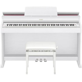 Piano Digital AP-470 Com Banco Casio - Branco (White) (WE) Piano Digital AP-470 Com Banco Casio - Branco (White) (WE)