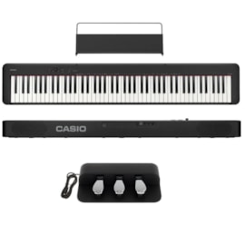 Piano Digital Yamaha P145b Preto 88 Teclas Sensitivas C/ Pedal