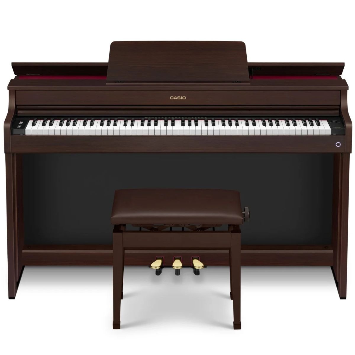 Piano Digital Casio Privia PX-870 com 88 Teclas Sensíveis - Marrom Piano Digital Casio Privia PX-870 com 88 Teclas Sensíveis - Marrom