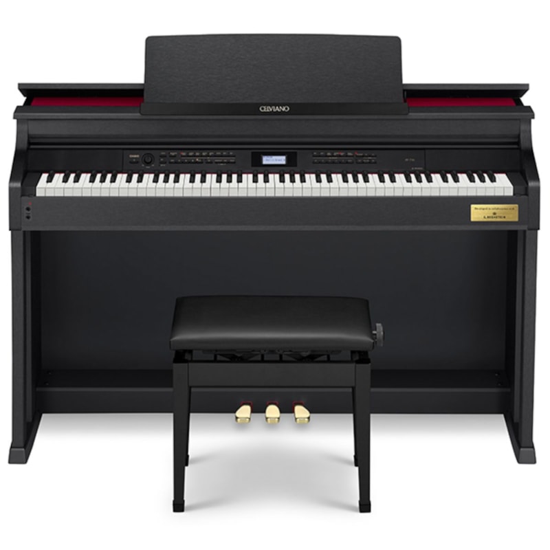 Piano Digital Casio Celviano AP-710 com 88 Teclas Preto
