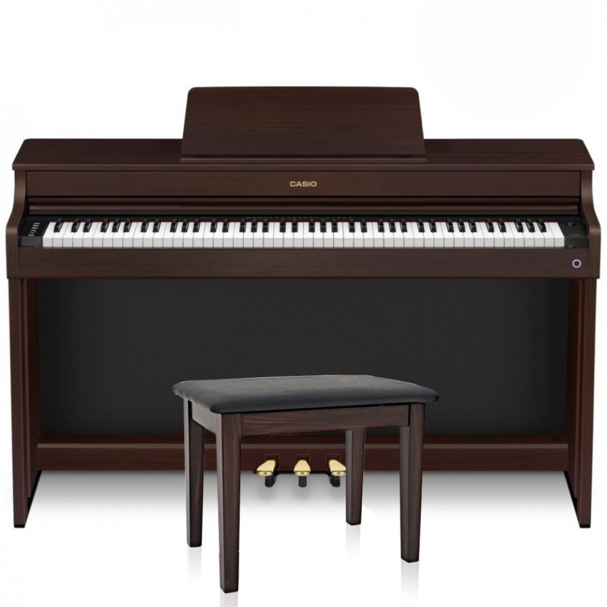 Piano Digital Casio Celviano AP-270 com Banco - Marrom