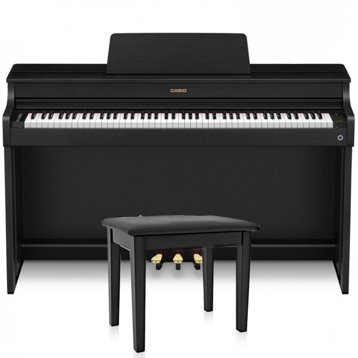 Piano Digital Casio AP-470 Celviano 88 Teclas com Banco - Preto