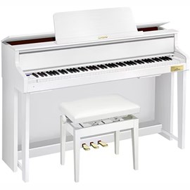 Piano Digital Casio CELVIANO Grand Hybrid com 88 Teclas GP-310WE - Branco