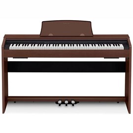 Piano Digital Casio Privia PX-770 com 88 Teclas Sensitivas - Marrom