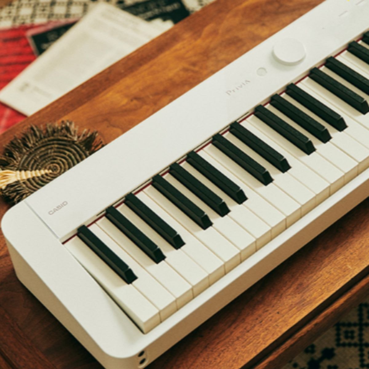 プ*ン様 CASIO Privia PX-S1100 ホワイト 2022年製 電 Piano Digital Casio Privia PX-S1100 Com Pedal e Fonte - Branco