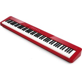 Piano Digital Casio Privia PX-S1100 Com Pedal e Fonte - Vermelho