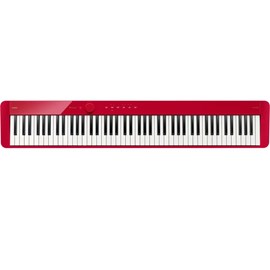 Piano Digital Casio Privia PX-S1100 Com Pedal e Fonte - Vermelho